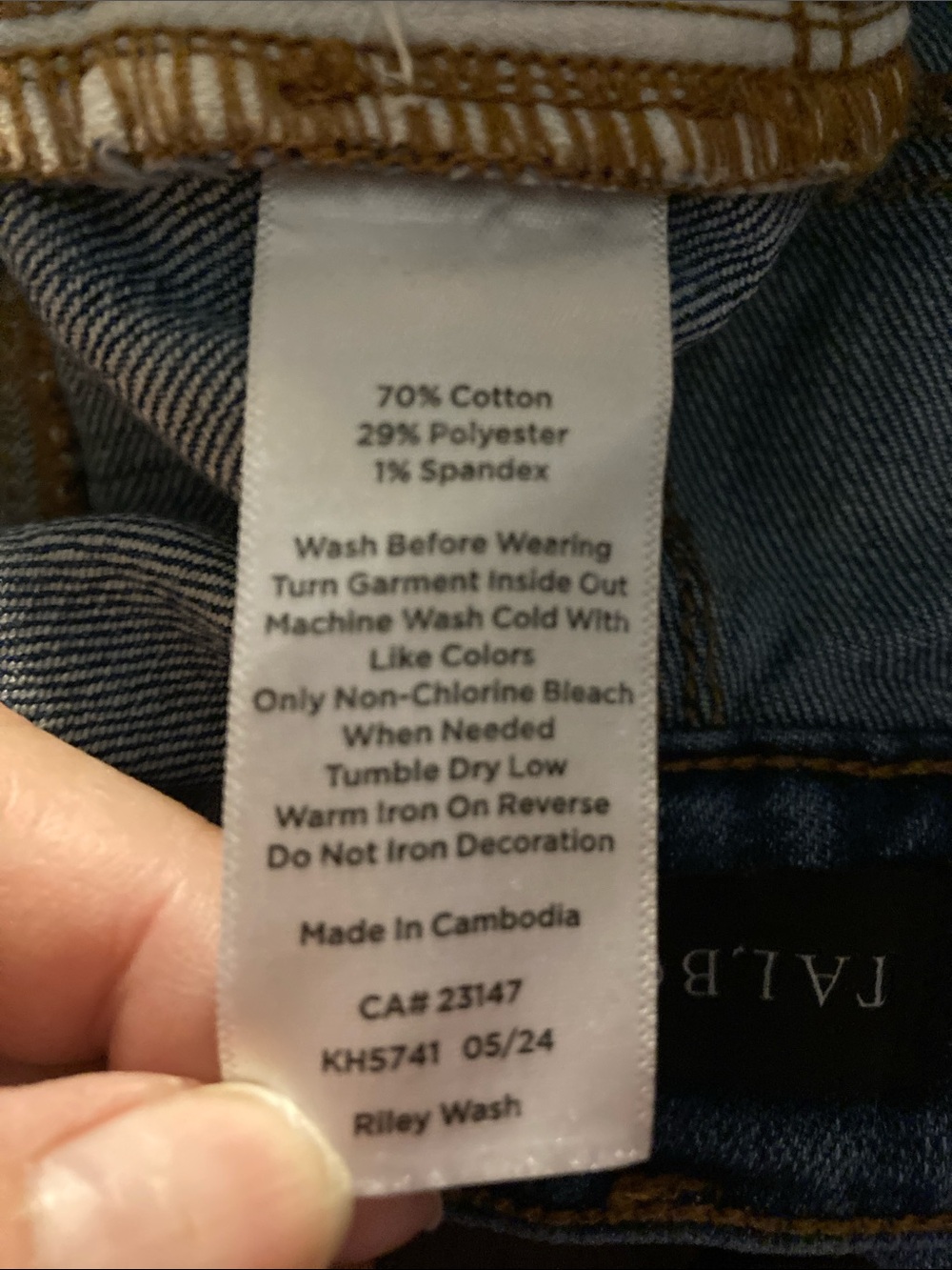 Women's Blue Embellished Jeans 18W - Picture 6 of 6